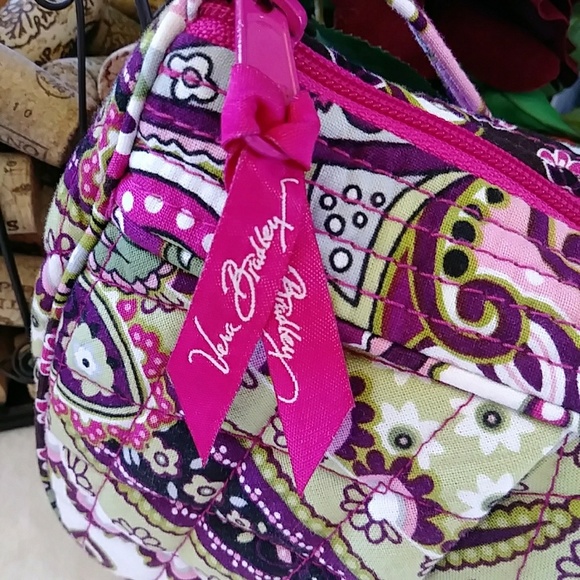 SALE! Vera Bradley Very Berry Paisley Pink Bag - Picture 3 of 7